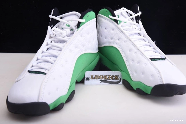 Rep Husky Air DB6537-113 Jordan 13 Green Lucky 0806